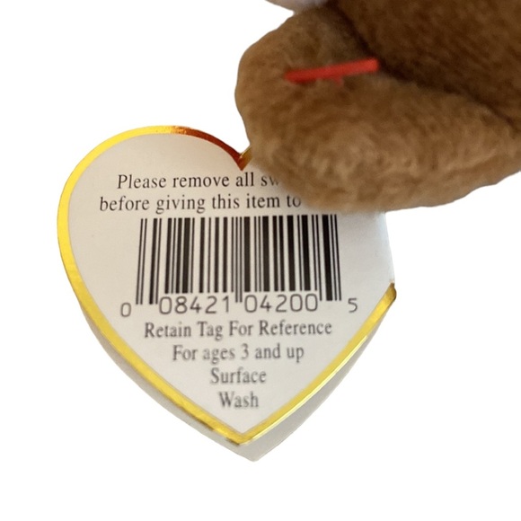 TY Vintage Beanie Baby Bear Teddy Santa - Picture 7 of 8